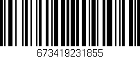 Código de barras (EAN, GTIN, SKU, ISBN): '673419231855'