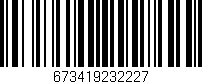Código de barras (EAN, GTIN, SKU, ISBN): '673419232227'