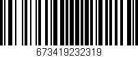 Código de barras (EAN, GTIN, SKU, ISBN): '673419232319'
