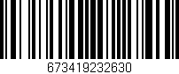 Código de barras (EAN, GTIN, SKU, ISBN): '673419232630'