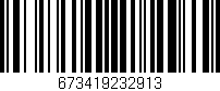 Código de barras (EAN, GTIN, SKU, ISBN): '673419232913'