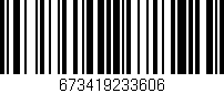 Código de barras (EAN, GTIN, SKU, ISBN): '673419233606'