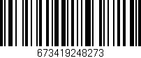 Código de barras (EAN, GTIN, SKU, ISBN): '673419248273'