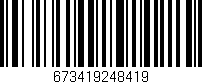 Código de barras (EAN, GTIN, SKU, ISBN): '673419248419'