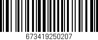 Código de barras (EAN, GTIN, SKU, ISBN): '673419250207'
