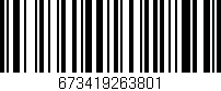 Código de barras (EAN, GTIN, SKU, ISBN): '673419263801'