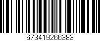Código de barras (EAN, GTIN, SKU, ISBN): '673419266383'