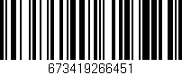 Código de barras (EAN, GTIN, SKU, ISBN): '673419266451'
