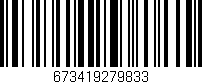 Código de barras (EAN, GTIN, SKU, ISBN): '673419279833'