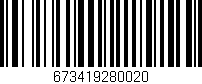 Código de barras (EAN, GTIN, SKU, ISBN): '673419280020'