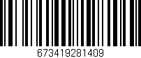 Código de barras (EAN, GTIN, SKU, ISBN): '673419281409'