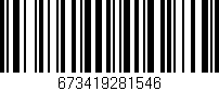 Código de barras (EAN, GTIN, SKU, ISBN): '673419281546'