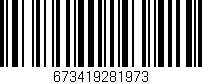 Código de barras (EAN, GTIN, SKU, ISBN): '673419281973'