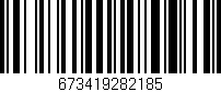 Código de barras (EAN, GTIN, SKU, ISBN): '673419282185'