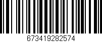 Código de barras (EAN, GTIN, SKU, ISBN): '673419282574'