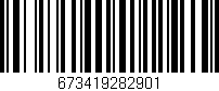 Código de barras (EAN, GTIN, SKU, ISBN): '673419282901'