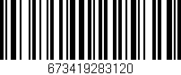 Código de barras (EAN, GTIN, SKU, ISBN): '673419283120'