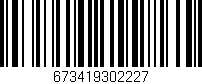 Código de barras (EAN, GTIN, SKU, ISBN): '673419302227'