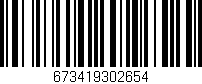 Código de barras (EAN, GTIN, SKU, ISBN): '673419302654'