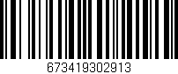 Código de barras (EAN, GTIN, SKU, ISBN): '673419302913'