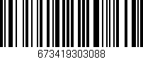 Código de barras (EAN, GTIN, SKU, ISBN): '673419303088'