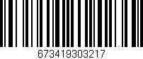 Código de barras (EAN, GTIN, SKU, ISBN): '673419303217'
