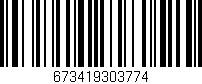Código de barras (EAN, GTIN, SKU, ISBN): '673419303774'