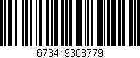 Código de barras (EAN, GTIN, SKU, ISBN): '673419308779'