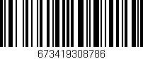 Código de barras (EAN, GTIN, SKU, ISBN): '673419308786'