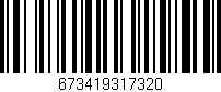 Código de barras (EAN, GTIN, SKU, ISBN): '673419317320'