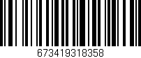 Código de barras (EAN, GTIN, SKU, ISBN): '673419318358'