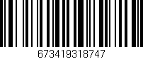 Código de barras (EAN, GTIN, SKU, ISBN): '673419318747'
