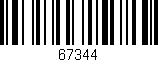 Código de barras (EAN, GTIN, SKU, ISBN): '67344'