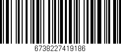 Código de barras (EAN, GTIN, SKU, ISBN): '6738227419186'