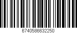Código de barras (EAN, GTIN, SKU, ISBN): '6740586632250'