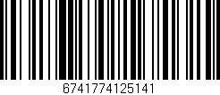 Código de barras (EAN, GTIN, SKU, ISBN): '6741774125141'