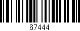 Código de barras (EAN, GTIN, SKU, ISBN): '67444'