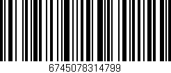 Código de barras (EAN, GTIN, SKU, ISBN): '6745078314799'