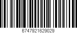 Código de barras (EAN, GTIN, SKU, ISBN): '6747921629029'