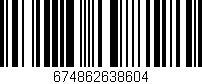Código de barras (EAN, GTIN, SKU, ISBN): '674862638604'