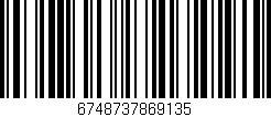 Código de barras (EAN, GTIN, SKU, ISBN): '6748737869135'