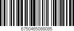 Código de barras (EAN, GTIN, SKU, ISBN): '6750465088085'