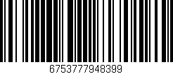 Código de barras (EAN, GTIN, SKU, ISBN): '6753777948399'