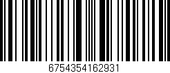 Código de barras (EAN, GTIN, SKU, ISBN): '6754354162931'