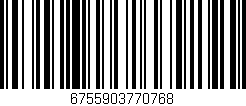 Código de barras (EAN, GTIN, SKU, ISBN): '6755903770768'
