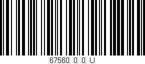 Código de barras (EAN, GTIN, SKU, ISBN): '67560_0_0_U'