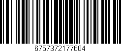 Código de barras (EAN, GTIN, SKU, ISBN): '6757372177604'
