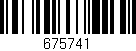 Código de barras (EAN, GTIN, SKU, ISBN): '675741'