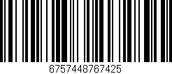 Código de barras (EAN, GTIN, SKU, ISBN): '6757448767425'
