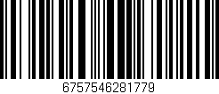 Código de barras (EAN, GTIN, SKU, ISBN): '6757546281779'